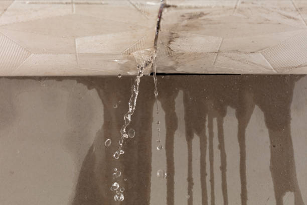 Professional Sewage Cleanup technician working in West, TX
